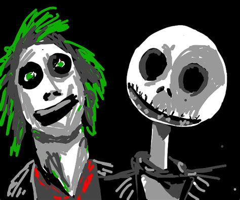 Beetlejuice and Jack Skellington - Drawception