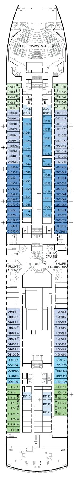 Nieuw Amsterdam deck plans - Cruiseline.com