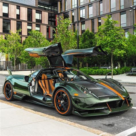 Pagani Huayra BC made out of Green & Gray exposed carbon fiber w ...