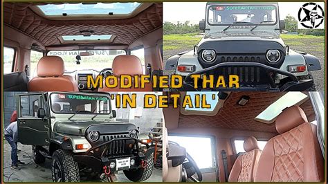 MODIFIED MAHINDRA THAR CRDe 2017 | Price Details with BENTLEY INTERIORS ...