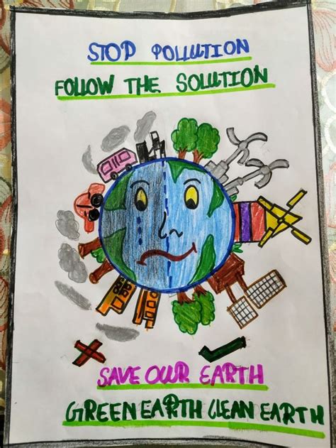 Save Earth From Pollution Poster