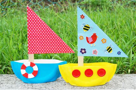 Paper Plate Sailboat | Kids' Crafts | Fun Craft Ideas | FirstPalette ...