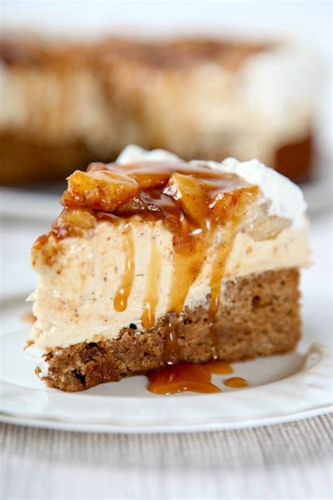 Caramel Apple Crisp Cheesecake - Baking Beauty