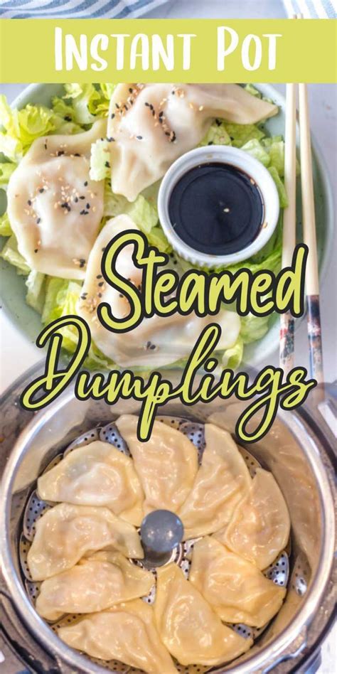 Instant Pot Steamed Dumplings - Corrie Cooks