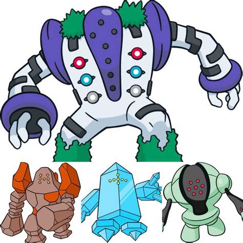 Shiny Regigigas, Regirock, Regice & Registeel Pokemon X, Y, Omega Ruby ...