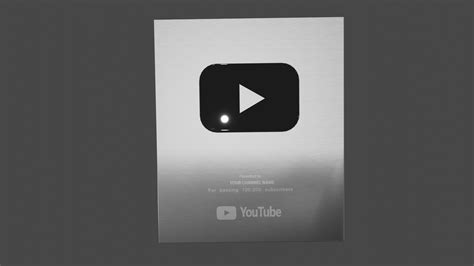 Youtube Silver Play Button 3D - TurboSquid 1963186