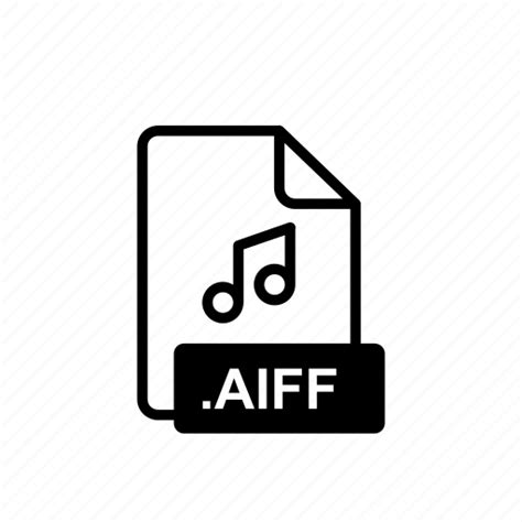 Aiff, aiff file, audio, file extension, format, grid icon