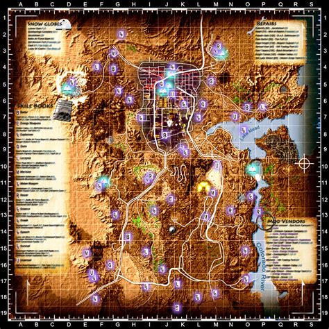 Fallout New Vegas World Map - Map