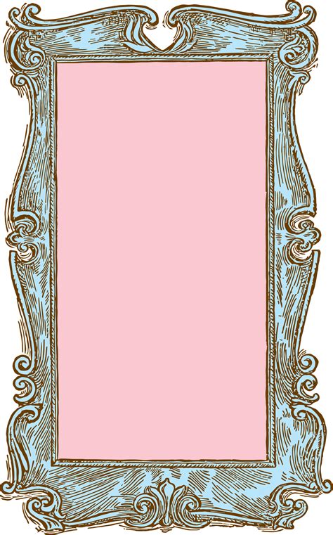 art nouveau frame png - Clip Art Library