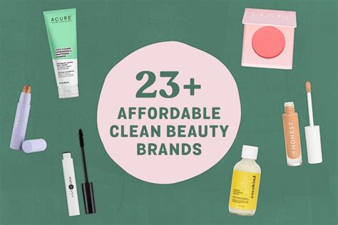 23+ Affordable Clean Beauty & Skincare Brands • Organically Becca