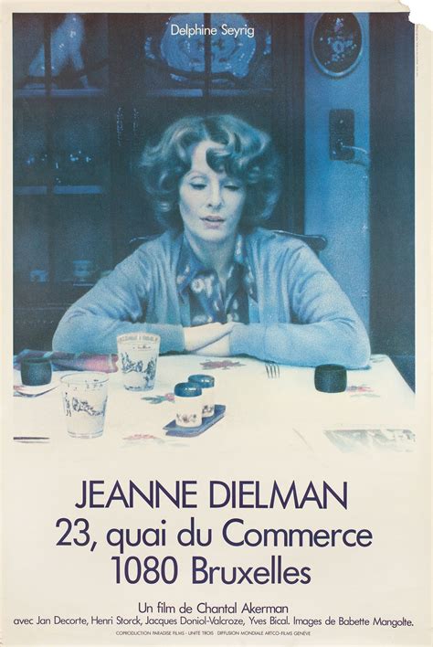 Jeanne Dielman, 23, Quai du Commerce 1080 Bruxelles Original 1975 ...