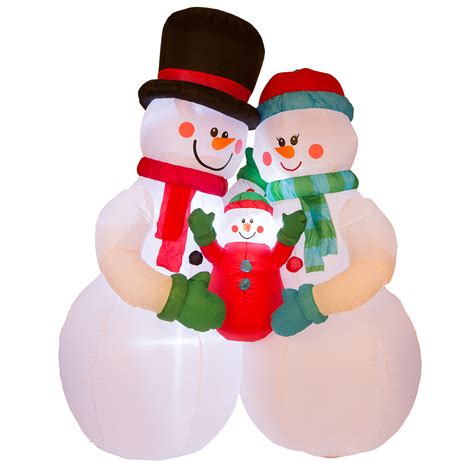 [OFFICIAL] Glitzhome Lighted Inflatable Snowman Family Decor