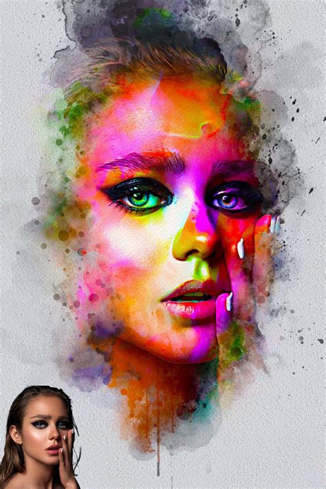 Colorful Portrait Digital Painting :: Behance