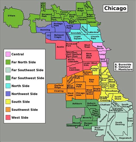 Chicago Gangs Map with Full Tour of Chicago Hoods & Neighborhood ...