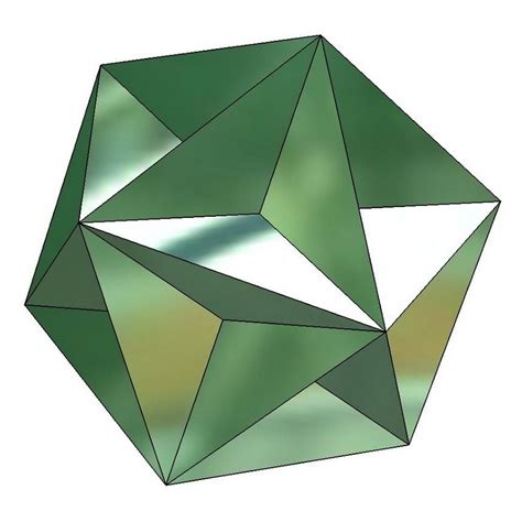 Great dodecahedron 3D model | CRAFTSMANSPACE