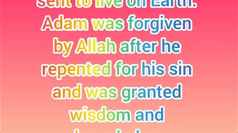 story of Hazrat Adam - YouTube