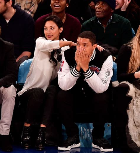 Trevor Noah and His Girlfriend Jordyn Taylor Sit Courtside At A ...