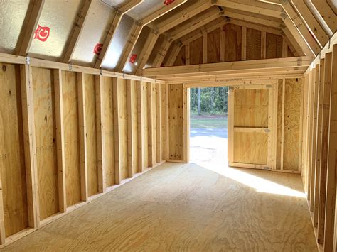 Wood Storage Shed With Loft