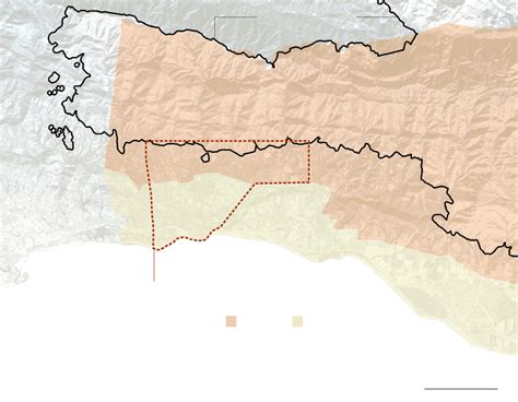 Map of Montecito mudslide - Washington Post