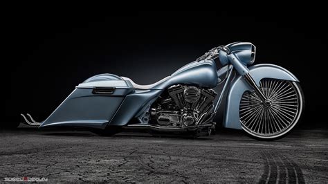 "Blue Envy" | Custom baggers, Bagger, Bagger motorcycle