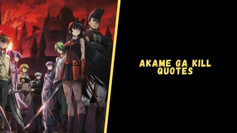 Top 12 Powerful Quotes From The Akame Ga Kill Anime Series