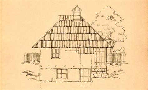 Structural diagram of House 2; in orange-suggested elements; architect ...