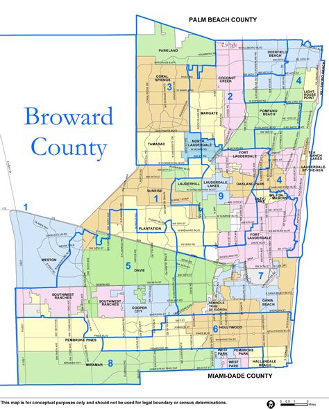 Broward County Boundary Map