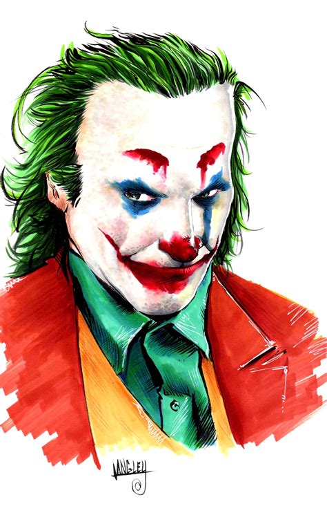 Joker Joaquin Phoenix SIGNED 11x17 Art Print - Etsy