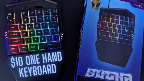 Bugha Five Below One Handed Keyboard LED Review! (Bugha Five Below LED ...