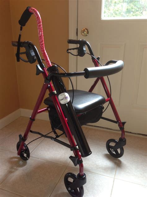 CaneTUBE is designed to fit most rollators and walkers. | Walker ...