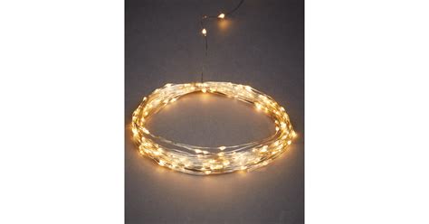 200 Silver Effect Wire Solar Lights - ALDI UK