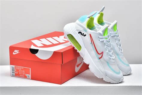 Nike Air Max 2090 White-Volt/Aqua Blue Shoes - FavSole.com