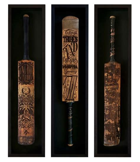 Beautiful Games: intricately etched cricket bats | Cricket bat, Cricket ...