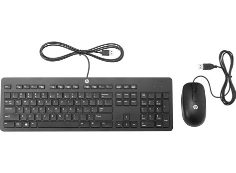 Clavier fin et souris HP USB (AZERTY) - HP Store France