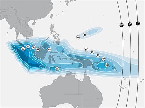 Coverage maps SES-12 - 95 East, Coverage Maps - satellite SES-12 ...