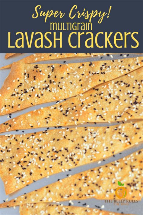 Crispy Lavash Bread Recipe (Video) | The Belly Rules The Mind