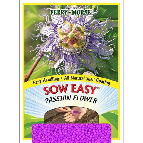 Ferry-Morse Sow Easy Passion Flower Seed 2463 - The Home Depot