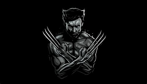 Logan Wolverine Minimal Wallpaper, HD Artist 4K Wallpapers, Images and ...