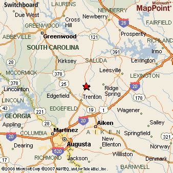 Johnston, South Carolina Area Map & More