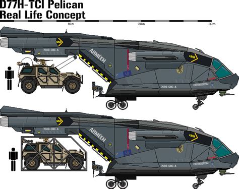 Halo Inspired Pelican Concept by Kuname on DeviantArt