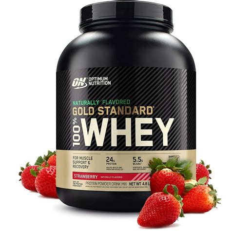 Optimum Nutrition Gold Standard 100% Whey Protein Powder, Naturally ...