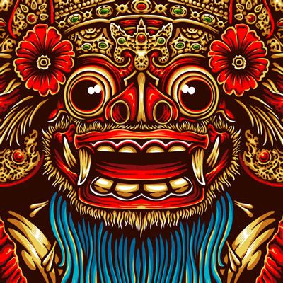 Barong Bali Mask Custom t-shirts | Tshirt-Factory