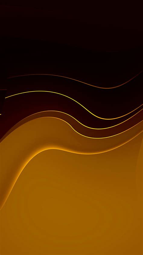 Golden Waves, abstract, dark, gold, HD phone wallpaper | Peakpx