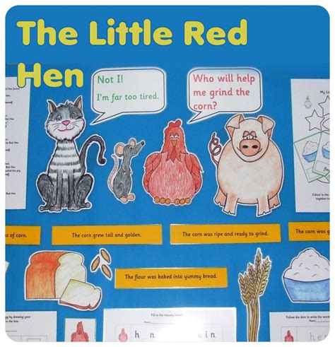 The Little Red Hen Story Printable - Printable Word Searches