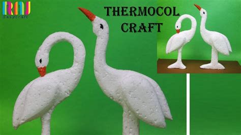 How to make thermocol Craft || Room decor art and craft || Easy Craft ...