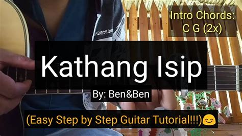 Kathang isip - Ben&Ben(Full Song Guitar Tutorial) | Easy Chords - YouTube