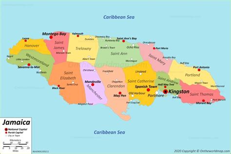 Jamaica Area Map - Best Map of Middle Earth