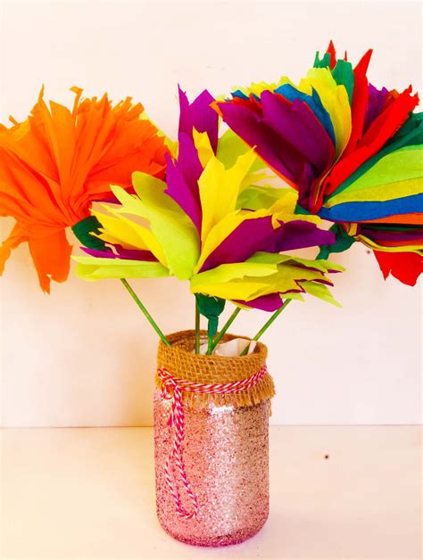 Easy Tissue Paper Flowers Craft For Kids With Video Tutorial