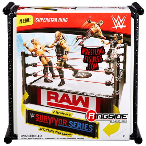 WWE Raw - Superstar Ring - Wrestling Ring & Playset by Mattel!