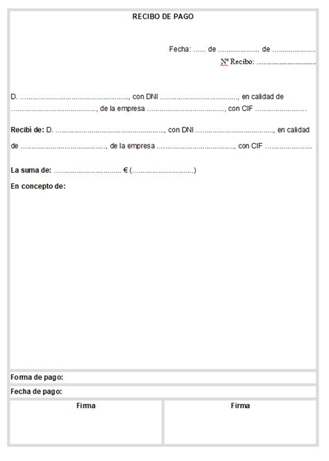 Recibo De Dinero Para Imprimirpdf | Images and Photos finder